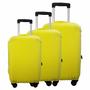 Imagem de Kit 3 Capas Protetora Mala De Viagem Big Style Amarelo P, M, G