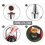 Imagem de Kit 3 Cápsula Dolcegusto Reutilizável Cafeteira Café Colher