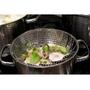 Imagem de Kit 3 Cesto Cozimento Vapor Inox Cozinha Legumes Panela 22Cm