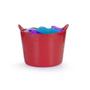 Imagem de Kit 3 Cestos Balde Flexível C/Alça 15L Vermelho- Fersil