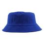 Imagem de Kit 3 Chapéu Bucket Hat Liso Azul Royal Masculino E Feminino