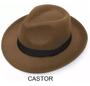 Imagem de Kit 3 Chapeu Chapeu De Palha Natural E Feltro Boater Fedora