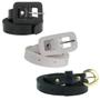 Kit 3 Cintos Fivela Com Quadrada, Retangular E Metal Dourado - Sem marca Imagem de Kit 3 Cintos Fivela Com Quadrada, Retangular E Metal Dourado