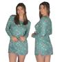 Imagem de Kit 3 Cmisolas Modelo Moda Comprida Pijama Feminino