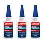 Imagem de Kit 3 Cola Super Bonder 100g Mega Loctite Multiuso Ultra Forte Instantânea Resistente
