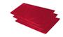 Imagem de Kit 3 Colchonetes Academia Fitness Orthovida D33 100 x 50 x 3 cm - Vermelho