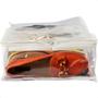 Imagem de Kit 3 Colmeia Fechada Organizadora Sapatos Roupas Toalhas Branca 30x45x12cm