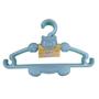 Imagem de Kit 3 Com Cabide Baby Infantil Colorido - Azul