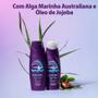 Imagem de Kit 3 Condicionadores Aussie Mega Moist Hidratação 180ml