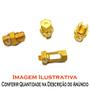 Imagem de Kit 3 Conector Parafuso Fendido Split Bolt 25mm Latão Emenda Cabos