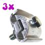 Imagem de Kit 3 Conector Paralelo Bimetálico Tapit 50 à 120 para Conexão de Cabo Simples