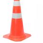 Imagem de Kit 3 Cones para sinalização 50 cm com 2 faixas - RM-43 - MultiMarcas
