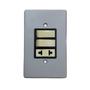 Imagem de Kit 3 Conjunto 4x2 Interruptor 2 Teclas Simples + Tomada 10A Cinza - Lorenzetti