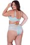 Imagem de Kit 3 Conjunto de Lingerie Plus Size Sutiã Reforçado com renda-c15 KIT 3 PAULA PRETO VERM. VERDE