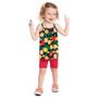 Imagem de Kit 3 Conjunto Infantil Menina Verão Blusa e Short Kyly