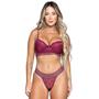 Imagem de Kit 3 Conjuntos Lingerie Vekyo Bojo e Renda Com Elástico Sensual