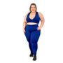 Imagem de Kit 3 Conjuntos Plus Size de Academia Top e Legging Fitness