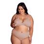 Imagem de Kit 3 Conjuntos Sutiã e Calcinha Cotton Amamentação Plus Size Tamanho Grande Ajustavel Moda Maternal