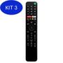 Imagem de Kit 3 Controle Remoto Compatível Tv Sony X90H / Xh90 Series