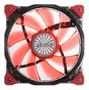 Imagem de Kit 3 cooler fan gamer 12cm led vermelho air pc dissipador