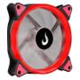 Imagem de Kit 3 Cooler Fan Led Vermelho Anel 120mm Molex Ventoinha para Gabinete Pc Gamer Rise Mode