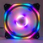 Imagem de Kit 3 Cooler Fan Rgb Colorido 120mm Ventoinha Gamer Pc Hayom