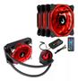 Imagem de Kit 3 Cooler Fan  Water Cooler 120mm Rise LED Rgb com Controladora para Intel e Amd Kit Completo