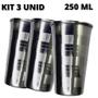 Imagem de Kit 3 Copos De Inox Resistente Para Cerveja Agua Suco 250ml