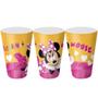 Imagem de Kit 3 Copos Festa Infantil Melamina Rosa Minnie Disney 300ml - Tuut