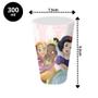 Imagem de Kit 3 Copos Festa Infantil Melamina Rosa Princesas Disney 300ml - Tuut