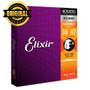 Imagem de Kit 3 Cordas Elixir .010 Extra Light Bronze 80/20 para Violão Aço Nanoweb - 11002