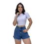 Imagem de Kit 3 Cropped Blusinha Costas Nua Manga Curta Costas Aberta