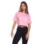 Imagem de Kit 3 Cropped Manga Curta Mulher Dry Proteção UV Blusa Blusinha Academia Treino