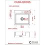 Imagem de Kit 3 Cubas para Banheiro Q355w Quadrada Compace