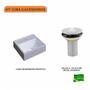 Imagem de Kit 3 Cubas Q32 com Válvula Metal Compace