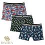 Imagem de Kit 3 Cueca Boxer Adulto Algodão Masculina Estampada Datha