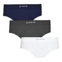 Imagem de Kit 3 Cueca Masculina Slip Lupo Micromodal Sem Costura Premium