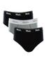 Imagem de Kit/3 Cueca Slip Mash 010.04 Masculina Algodão T. P/GG