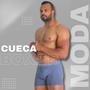 Imagem de Kit 3 Cuecas Boxer Masculina Tecido Liso Microfibra Dia a Dia