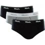 Imagem de Kit 3 Cuecas Masculinas Slip Elástico Algodão Basic 010.04 Mash Preto