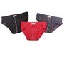 Imagem de Kit 3 cuecas slip infantil juvenil algodão DM