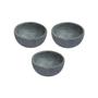 Imagem de Kit 3 Cumbuca Pedra Sabão Tigela Bowl Para Caldo Sopa 150Ml