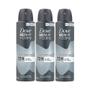 Imagem de Kit 3 Desodorante Dove Men + Care Sem Perfume Aerosol Antitranspirante 72h com 150ml
