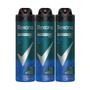 Imagem de Kit 3 Desodorante Rexona Men Active Dry Aerosol Antitranspirante 72h 150ml