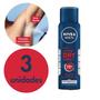 Imagem de Kit 3 Desodorantes Antitranspirante Aerossol Nivea Masculino Dry Impact 150ml - Kit 3 Unidades