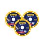 Imagem de Kit 3 Discos de Corte Diamantado Metais 115x 1,2 x22mm Irwin