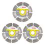 Imagem de Kit 3 Discos Diamantados 105mm Segmentado Bosch