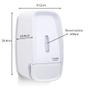 Imagem de Kit 3 Dispenser Porta Sabonete sabão Líquido álcool gel + 2 suporte papel toalha Premisse Branco Bar