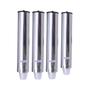 Imagem de Kit 3 Dispensers Redondos 200ml Inox + 1 Dispenser Redondo 50ml Inox