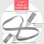 Imagem de Kit 3 Elástico Faixa De Cabelo Fita Tiara Com Silicone Anti-deslizante